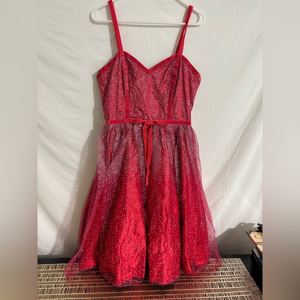 ModCloth x Collectif Haute Holiday‎ Party Swing Dress Size 8